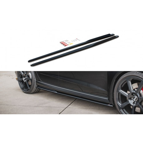 Body kit a vizuálne doplnky Stranski pragovi (difuzorji) V.2 Audi RS3 8V Sportback Facelift | race-shop.si