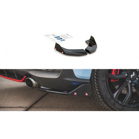 Body kit a vizuálne doplnky ZADNJI STRANSKI PODALJŠKI/KRILA DIFUZORJA + Stranski zaključki/krila (Flaps) V.6 Hyundai I30 N Mk3 Hatchback | race-shop.si