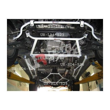 Stebrički Daihatsu Terios 5-Seat 06+ Ultra-R 2x 4Point Side Lower Bars | race-shop.si