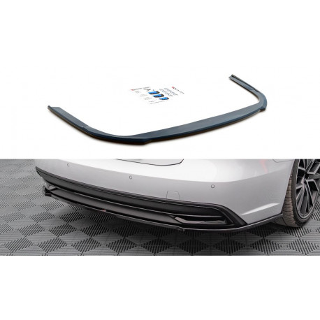 Body kit a vizuálne doplnky MAXTON DESIGN zadnji centralni splitter za Audi A7 C8 | race-shop.si