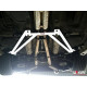 Stebrički Nissan 350Z 02-08 UltraRacing 4-Point Rear Member Brace | race-shop.si