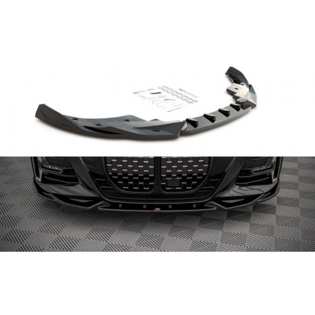 Body kit a vizuálne doplnky Sprednji spojler odbijača (Splitter) V.2 BMW 4 M-Pack G22 | race-shop.si