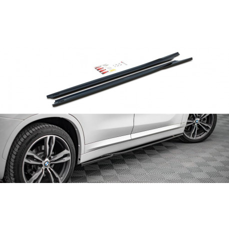 Body kit a vizuálne doplnky MAXTON DESIGN difuzorji stranskih pragov za BMW X1 M-Pack F48 | race-shop.si