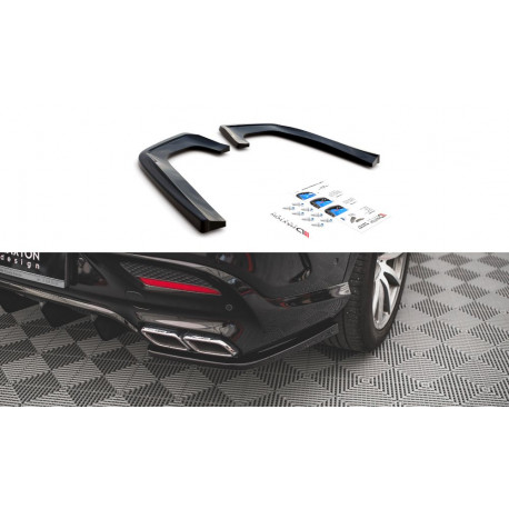Body kit a vizuálne doplnky ZADNJI STRANSKI PODALJŠKI/KRILA DIFUZORJA V.2 Mercedes-Benz GLE Coupe 63AMG C292 | race-shop.si