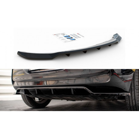 Body kit a vizuálne doplnky Difuzor za zadnji odbijač (splitter) (z navpičnimi progami) BMW i3 Mk1 Facelift | race-shop.si