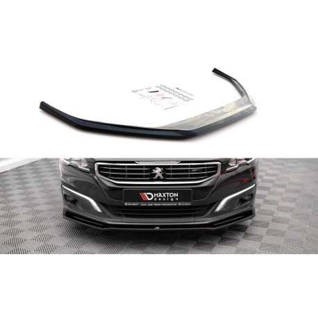 Body kit a vizuálne doplnky Sprednji spojler odbijača (Splitter) V.2 Peugeot 508 GT Mk1 Facelift | race-shop.si