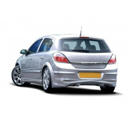 MAXTON DESIGN zadnji splitter za OPEL ASTRA H (5 door hatchback), steklena plastika