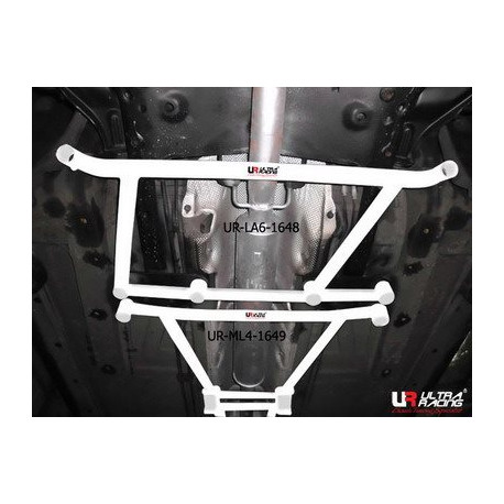 Stebrički Mini Clubman 08+ 1.6T UltraRacing 6-Point Front H-Brace 1648 | race-shop.si