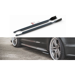 MAXTON DESIGN difuzorji stranskih pragov za Audi S6 / A6 S-Line C7 FL, steklena plastika z osnovnim premazom