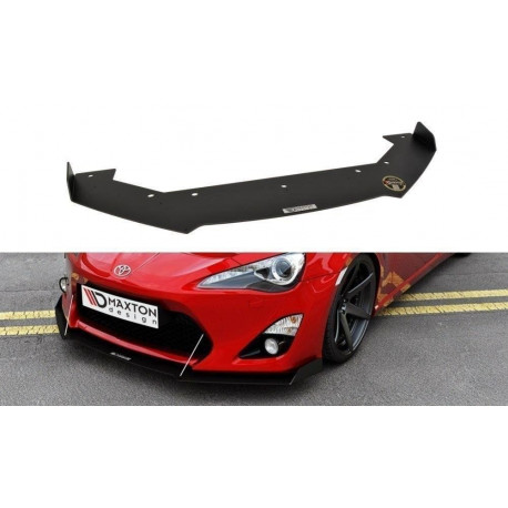 Body kit a vizuálne doplnky Racing sprednji podaljšek odbijača – splitter TOYOTA GT86 (s krili) | race-shop.si