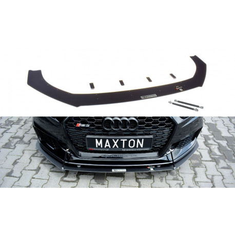 Body kit a vizuálne doplnky MAXTON DESIGN sprednji splitter za Audi RS3 8V FL Sportback, V1 | race-shop.si