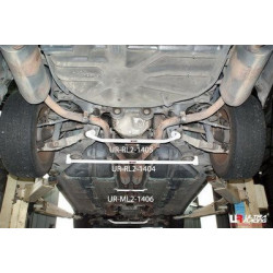 Jaguar S-Type 3.0 V6 99-08 UltraRacing Rear Lower Bar 1404