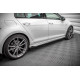Body kit a vizuálne doplnky MAXTON DESIGN Street Pro difuzorji stranskih pragov + flapsi za Volkswagen Golf R Mk7 | race-shop.si