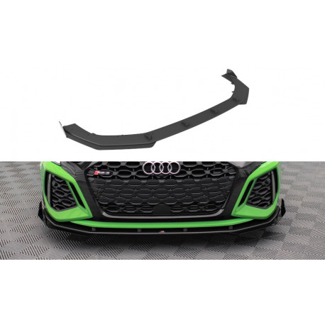 Body kit a vizuálne doplnky Street Pro Sprednji podaljšek odbijača – Splitter V.1 + Flaps Audi RS3 8Y | race-shop.si