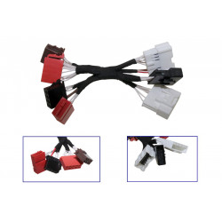 Conversion set cable set + codingdongle Media System to Media System Connect for Smart forfour 453
