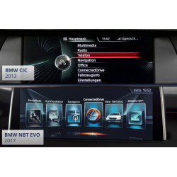 VIM Video in motion for BMW, Mini CIC iDrive NBT EVO Professional F/G-Series ID7 - OBD (1 Series - F20 LCI)