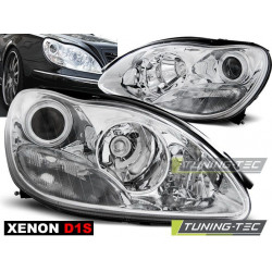 TUNING-TEC žarometi za XENON MERCEDES W220 S-KLASA 09.98-02 (D1S/H7), krom