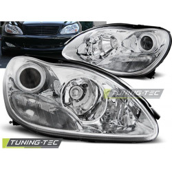 TUNING-TEC žarometi za MERCEDES W220 S-KLASA 09.98-05.05 (H7), krom, V2