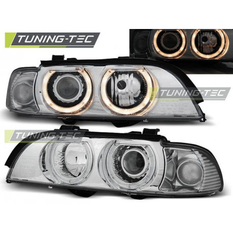 Osvetlenie ŽAROMETI ANGEL EYES KROM za BMW E39 09.95-06.03 | race-shop.si