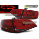 Osvetlenie Zadnje LED luči RED SMOKE za AUDI A4 B8 08-11 SEDAN | race-shop.si