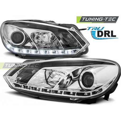 Osvetlenie ŽAROMETI TRUE DRL KROM za VW GOLF 6 10.08-12 | race-shop.si
