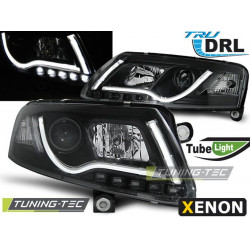 XENON Tube Light ŽAROMETI DRL ČRNA za AUDI A6 C6 04-08