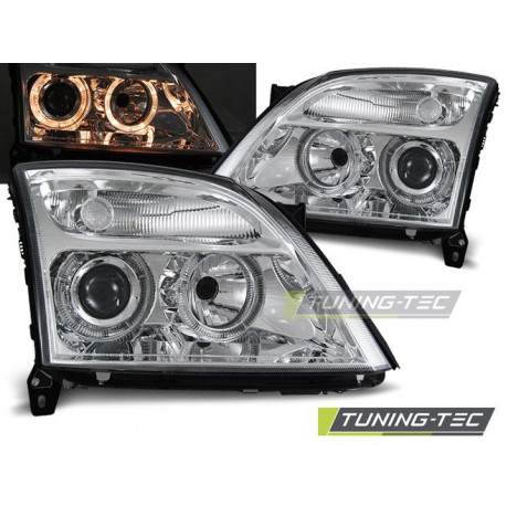 Osvetlenie ŽAROMETI OPEL VECTRA C 04.02-08.05 ANGEL EYES KROM | race-shop.si