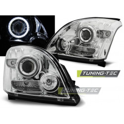 ŽAROMETI TOYOTA LAND CRUISER 120 03-09 ANGEL EYES KROM CCFL