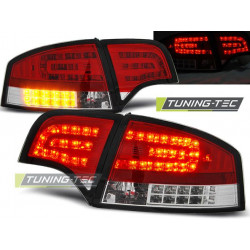 ZADNJE LED LUČI RDEČA/BELA za AUDI A4 B7 11.04-03.08 SEDAN