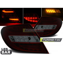 LED BAR ZADNJE LUČI, RED SMOKE za MERCEDES C-CLASS W204 SEDAN 07-10