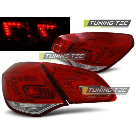 Osvetlenie OPEL ASTRA J 10-15 HATCHBACK, RDEČA/BELA LED | race-shop.si