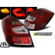 Osvetlenie LED BAR ZADNJE LUČI, RDEČA/BELA za SKODA FABIA II 07-06.14 | race-shop.si