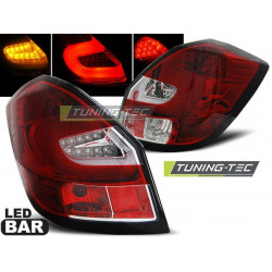 LED BAR ZADNJE LUČI, RDEČA/BELA za SKODA FABIA II 07-06.14