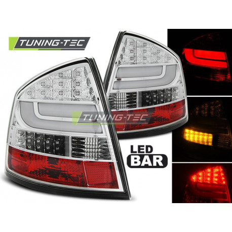 Osvetlenie LED BAR ZADNJE LUČI, KROM za SKODA OCTAVIA II SEDAN 04-12 | race-shop.si