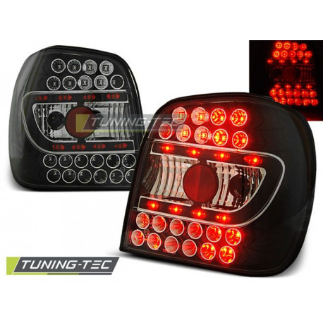 Osvetlenie ZADNJE LED LUČI ČRNA za VW POLO 6N 10.94-09.99 | race-shop.si