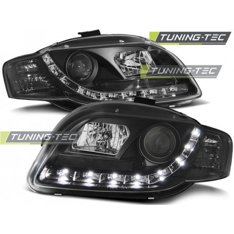 Osvetlenie ŽAROMETI DAYLIGHT ČRNA za AUDI A4 B7 11.04-03.08 | race-shop.si