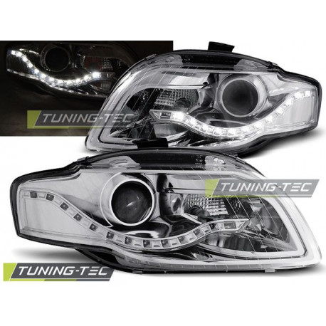 Osvetlenie ŽAROMETI DAYLIGHT KROM za AUDI A4 B7 11.04-03.08 | race-shop.si