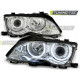 Osvetlenie ŽAROMETI ANGEL EYES CCFL KROM za BMW E46 09.01-03.05 | race-shop.si