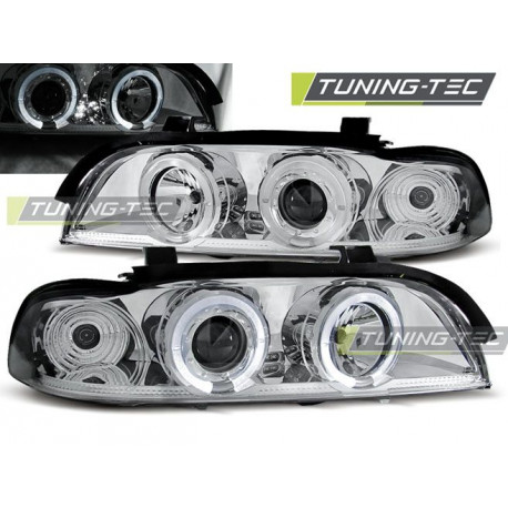 Osvetlenie ŽAROMETI ANGEL EYES KROM za BMW E39 09.95-05.03 | race-shop.si