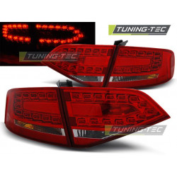 LED ZADNJE LUČI RDEČE-BELA za AUDI A4 B8 08-11 SEDAN
