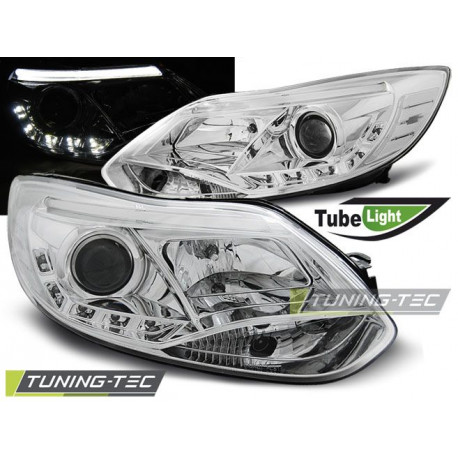 Osvetlenie ŽAROMETI FORD FOCUS MK3 11- 10.14 TUBE LIGHTS KROM | race-shop.si