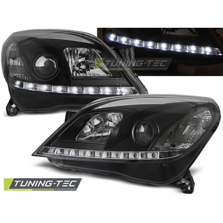 Osvetlenie ŽAROMETI OPEL ASTRA H 03.04-09 DAYLIGHT ČRNA | race-shop.si