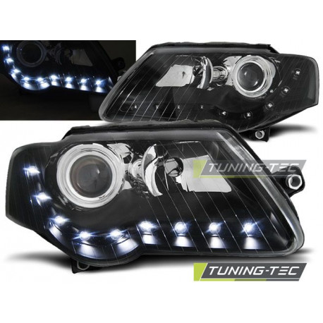 Osvetlenie ŽAROMETI DAYLIGHT ČRNA za VW PASSAT B6 3C 03.05-10 | race-shop.si