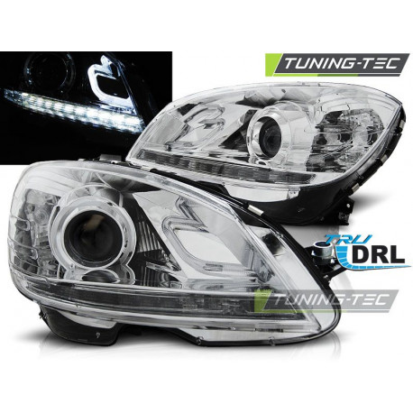 Osvetlenie ŽAROMETI TRUE DRL KROM za MERCEDES W204 07-10 | race-shop.si