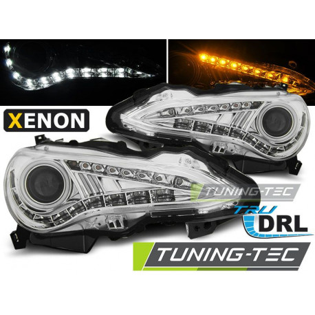 Osvetlenie ŽAROMETI TOYOTA GT86 12-16 KROM TRU DRL | race-shop.si