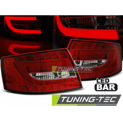 LED ZADNJE LUČI RDEČE BELA za AUDI A6 C6 SEDAN 04.04-08 6PIN