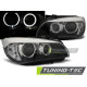 Osvetlenie ŽAROMETI ANGEL EYES LED ČRNA za BMW X1 E84 10.09-07.12 | race-shop.si