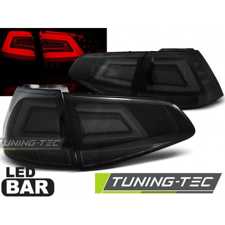 Osvetlenie LED BAR ZADNJE LUČI SMOKE ČRNA za VW GOLF 7 13-17 | race-shop.si