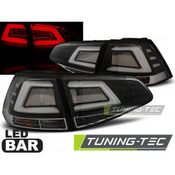 LED BAR ZADNJE LUČI ČRNA za VW GOLF 7 13-17