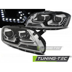 TUNING-TEC žarometi (DRL) za VW PASSAT B7 10.10- 10.14 (H7), črna, V2